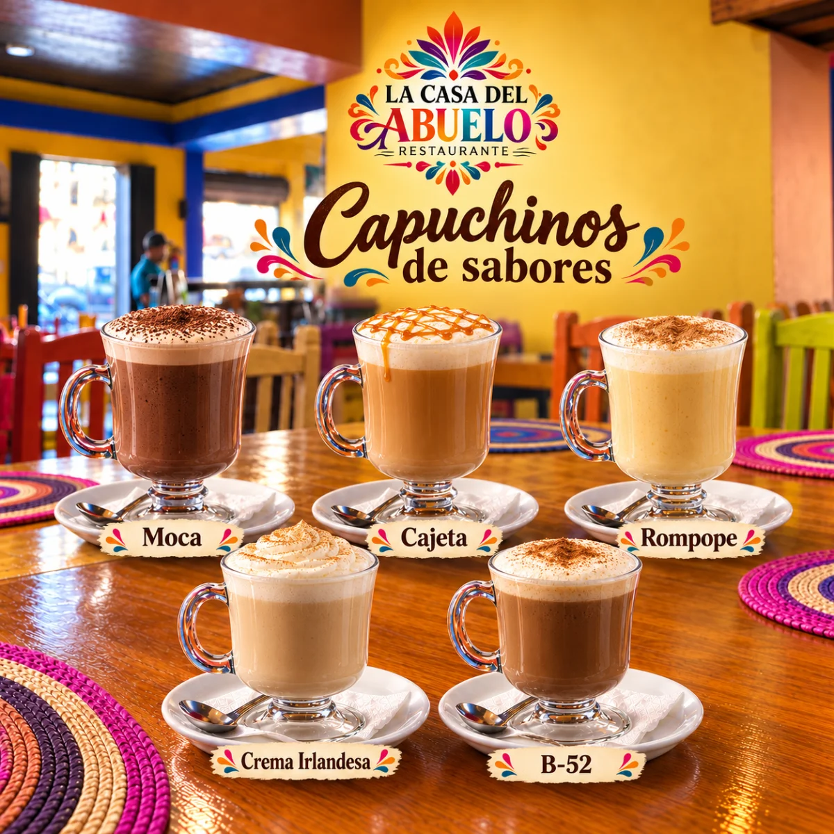 Capuchino sabores