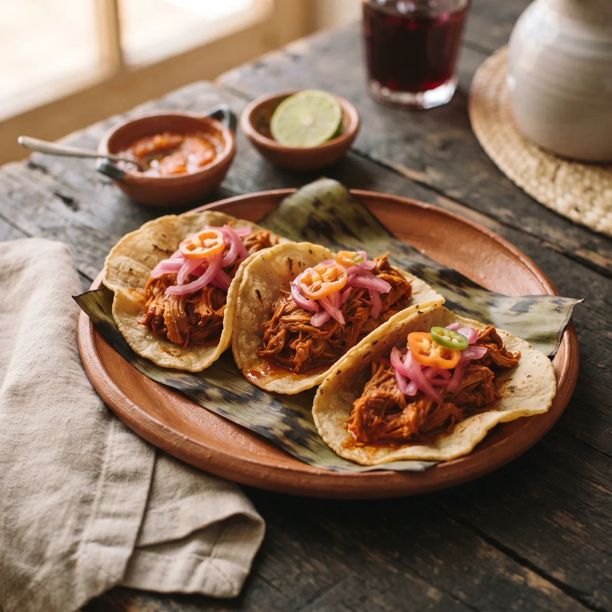 Tacos de cochinita pibil