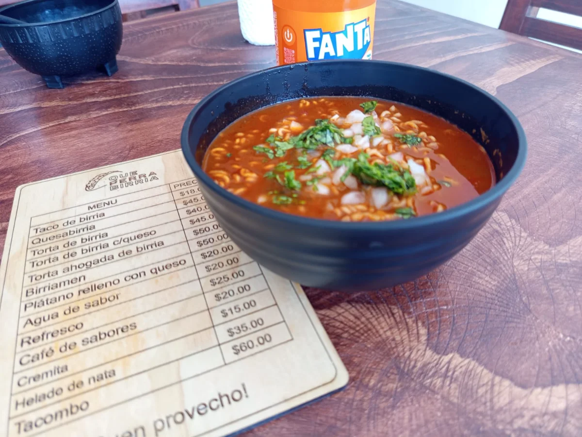 Plato de birria