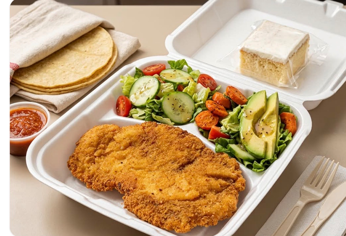 Pechuga de pollo empanizada