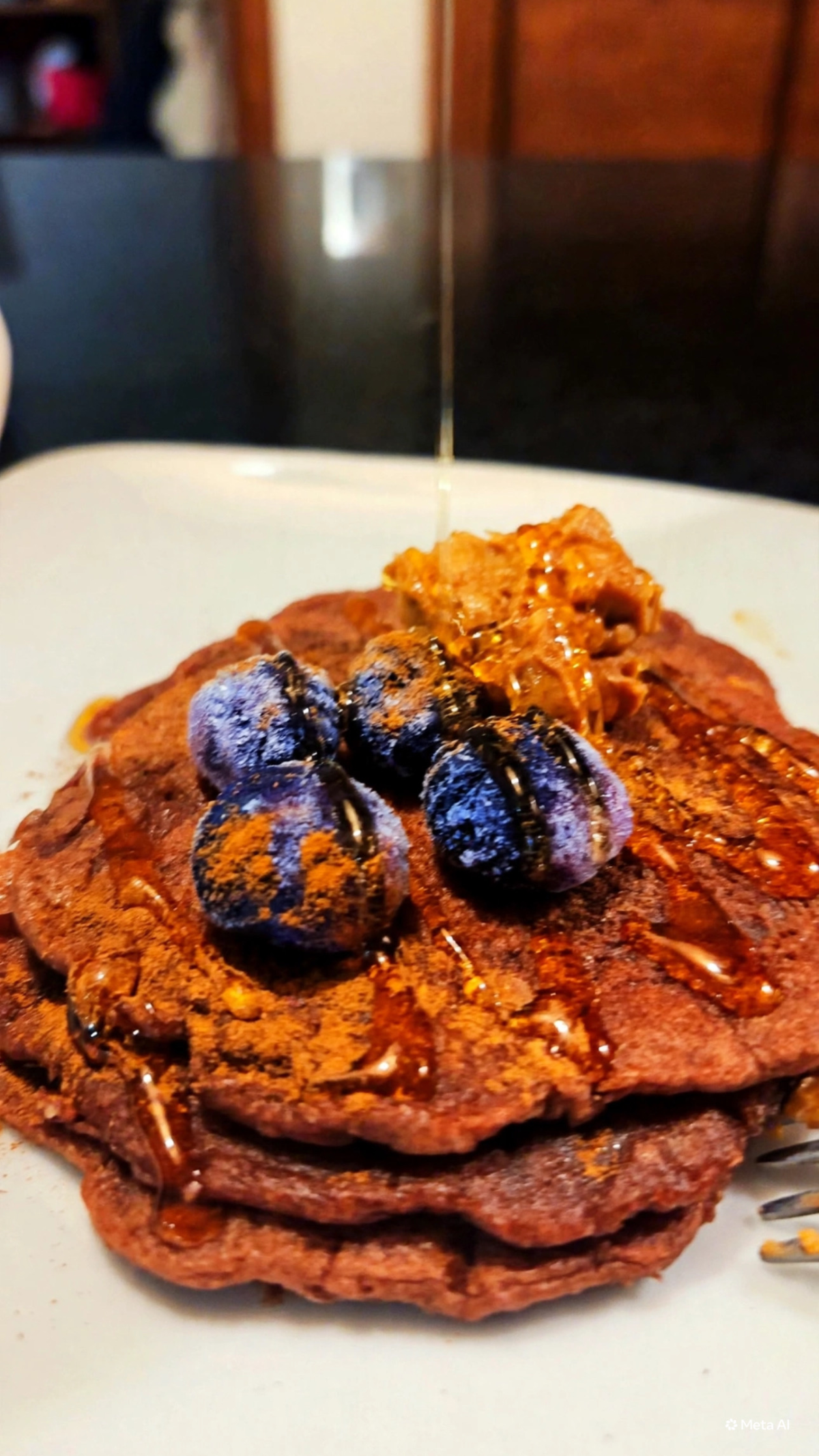 Hot cakes de cacao